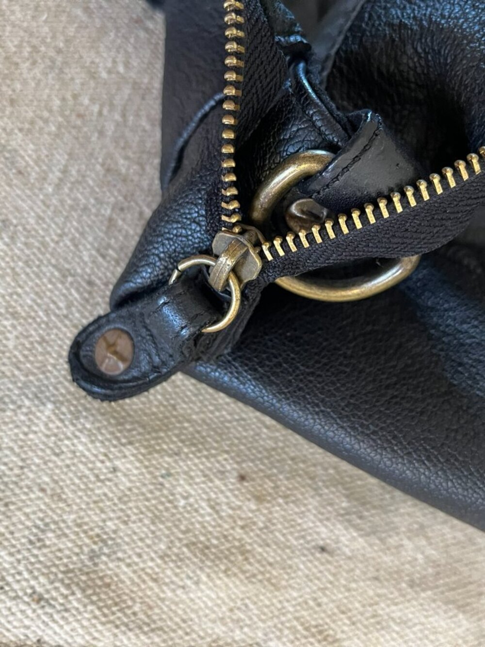 Civico 93 Italy Black Leather Woven Bohemian Festival Hand/Crossbody bag - Picture 4 of 11